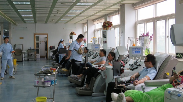 無償獻(xiàn)血，飛龍人在行動